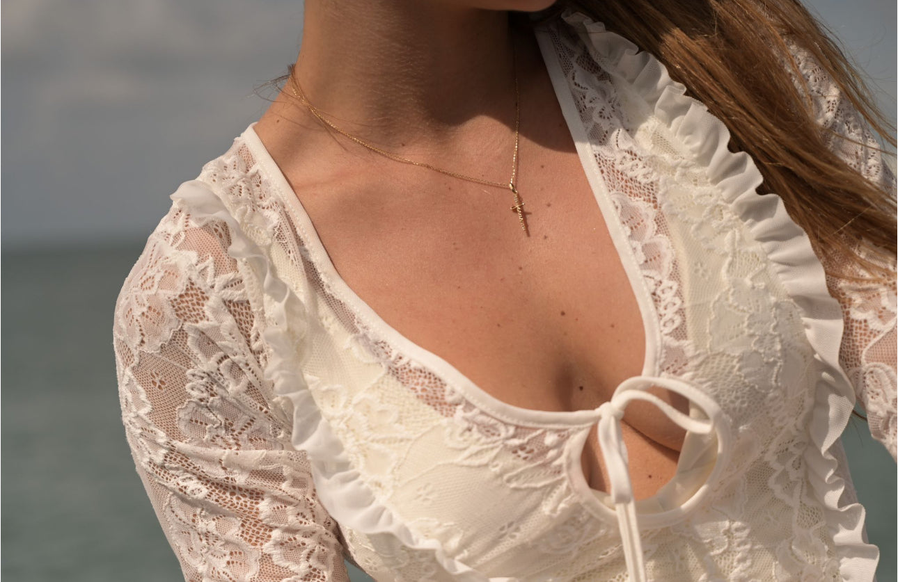 HANA SMOCK Ivory DRESS