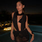 MESH Black Mini DRESS