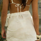 Ivory LINEN SKIRT