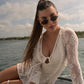 HANA SMOCK Ivory DRESS