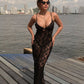 HANA Black LONG DRESS