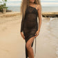 ONE SHOULDER Black Mesh