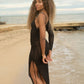 ONE SHOULDER Black Mesh